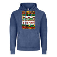 Vintage Denim Christmas Jesus Is The Reason Vintage Hoodie - Artiststas