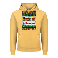 Vintage Mustard Christmas Jesus Is The Reason Vintage Hoodie - Artiststas