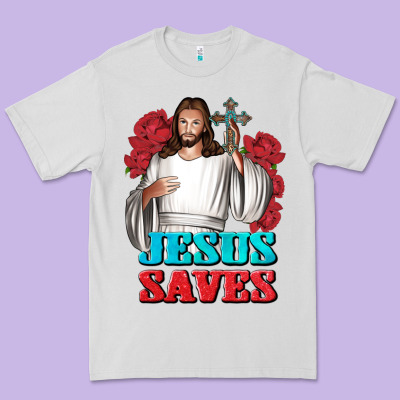 Jesus Saves Premium Tee Designed By Bundleandbundleshop