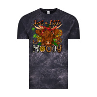 Cloud Black Just a Little Moody Vintage Tee - CowhideDigitalArt
