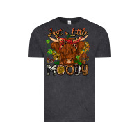 Vintage Black Just a Little Moody Vintage Tee - CowhideDigitalArt