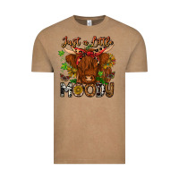 Vintage Coffee Just a Little Moody Vintage Tee - CowhideDigitalArt
