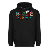 Black christmas nurse Heavyweight Hoodie - RanaPortraitStore