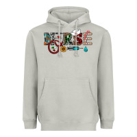Moon Dust christmas nurse Heavyweight Hoodie - RanaPortraitStore