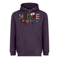 Plum christmas nurse Heavyweight Hoodie - RanaPortraitStore