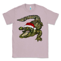 Lilac Christmas alligator Classic Tee - BarkalooDesign