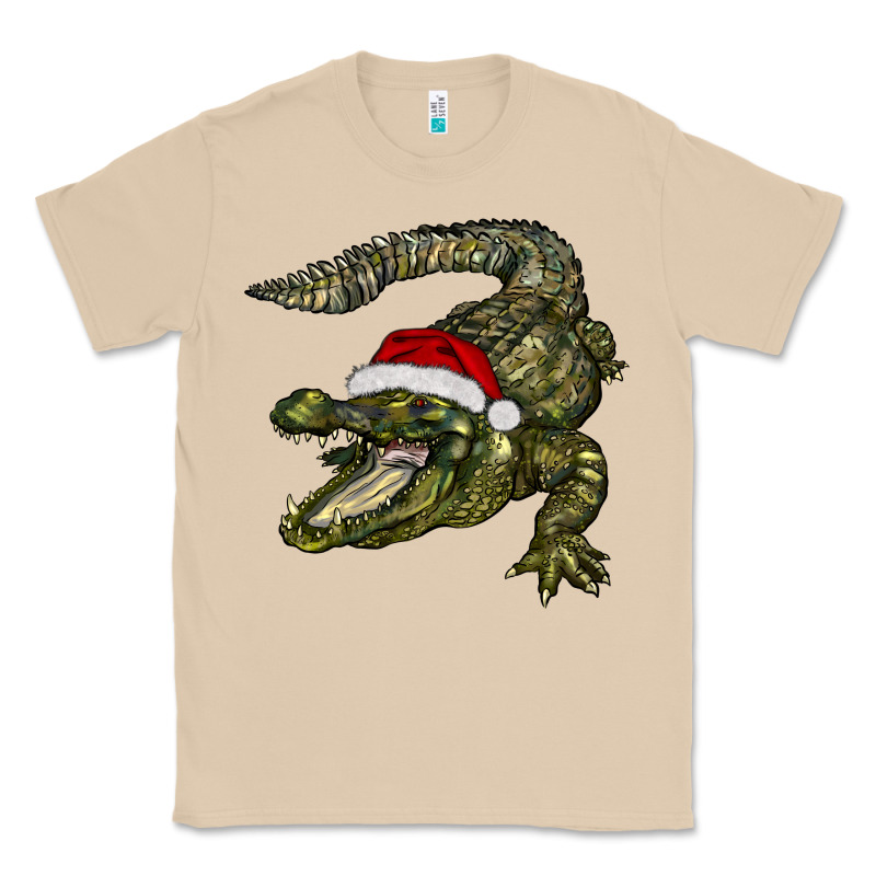 Christmas Alligator Classic Tee by BarkalooDesign | Teevron
