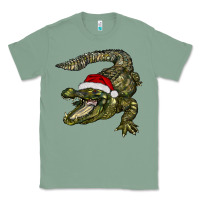 Sage Christmas alligator Classic Tee - BarkalooDesign
