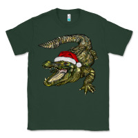 Sports Green Christmas alligator Classic Tee - BarkalooDesign