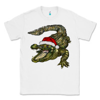 White Christmas alligator Classic Tee - BarkalooDesign
