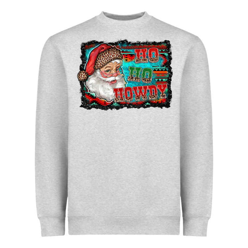 Ho Ho Howdy With Santa Heavyweight Sweatshirt by RanaPortraitStore | Teevron