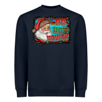 Navy ho ho howdy with santa Heavyweight Sweatshirt - RanaPortraitStore