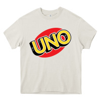Cream UNO Card Game Heavy Core Tee - baoMotion
