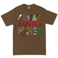 Cacao Santa's Favorite Nurse Premium Tee - BundleAndBundleShop