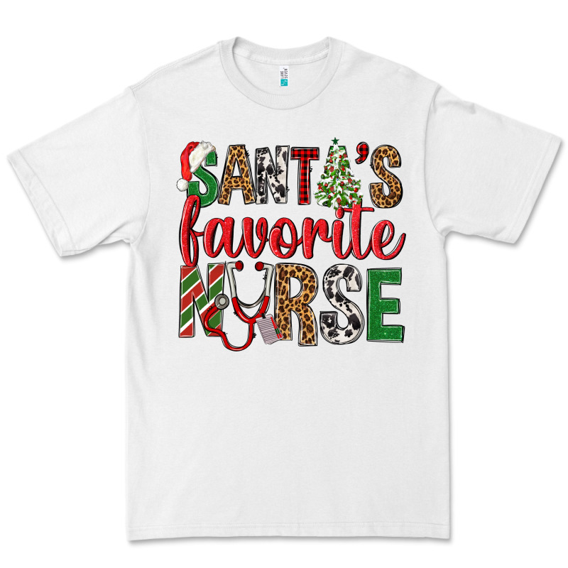 Santa's Favorite Nurse Premium Tee by BundleAndBundleShop | Teevron
