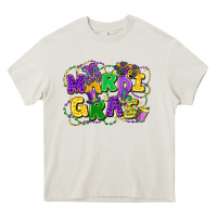 Cream mardi gras Heavy Core Tee - FaDigitalArtStudio