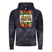 Cloud Black Christmas Jingle All The Way Vintage Hoodie - Artiststas