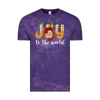 Cloud Purple Joy To The World Vintage Tee - CowhideDigitalArt