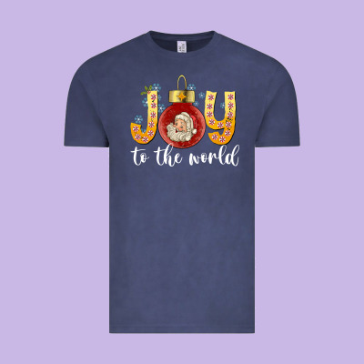 Joy To The World Vintage Tee Designed By Cowhidedigitalart