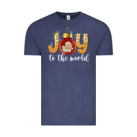 Vintage Denim Joy To The World Vintage Tee - CowhideDigitalArt