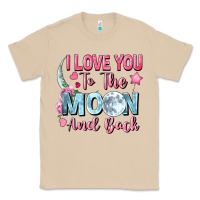 Mushroom I love you to the moon and back Valentine's Day Classic Tee - FaDigitalArtStudio