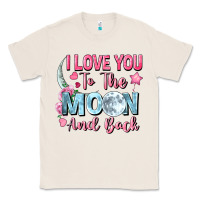 Natural I love you to the moon and back Valentine's Day Classic Tee - FaDigitalArtStudio