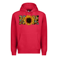 Cardinal Sunflower Leopard Mom Premium Hoodie - Jasminsmagicworld