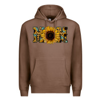 Chestnut Sunflower Leopard Mom Premium Hoodie - Jasminsmagicworld