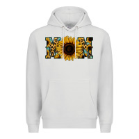Dove Grey Sunflower Leopard Mom Premium Hoodie - Jasminsmagicworld