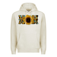 Oatmeal Heather Sunflower Leopard Mom Premium Hoodie - Jasminsmagicworld