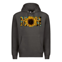 Smoke Sunflower Leopard Mom Premium Hoodie - Jasminsmagicworld