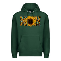 Sports Green Sunflower Leopard Mom Premium Hoodie - Jasminsmagicworld