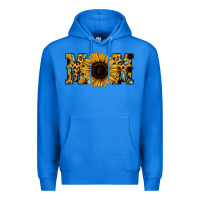 True Royal Sunflower Leopard Mom Premium Hoodie - Jasminsmagicworld
