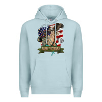 Blue Mist army veteran  pray Premium Hoodie - BarkalooDesign