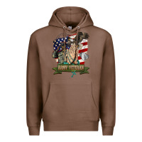 Chestnut army veteran  pray Premium Hoodie - BarkalooDesign