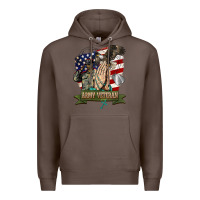 Coffee army veteran  pray Premium Hoodie - BarkalooDesign