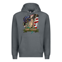 Rock army veteran  pray Premium Hoodie - BarkalooDesign