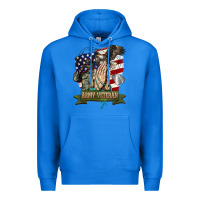 True Royal army veteran  pray Premium Hoodie - BarkalooDesign