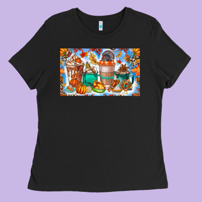 Thanksgiving Coffee Drink Kids Cup Ladies Tee Designed By Cowhidedigitalart