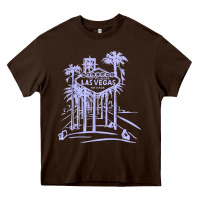 Las Vegas Strip Retro Famous Sign Nevada Traveler Souvenir T Shirt Heavy Core Tee | Teevron