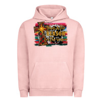 Pigment Salmon jesus i̇s the reason for the season christmas Urban Hoodie - RanaPortraitStore