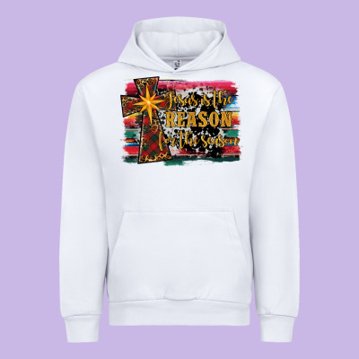 Jesus İs The Reason For The Season Christmas Urban Hoodie Designed By Ranaportraitstore