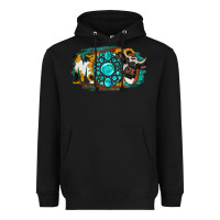 Black Moo Mothers Heavyweight Hoodie - Jasminsmagicworld