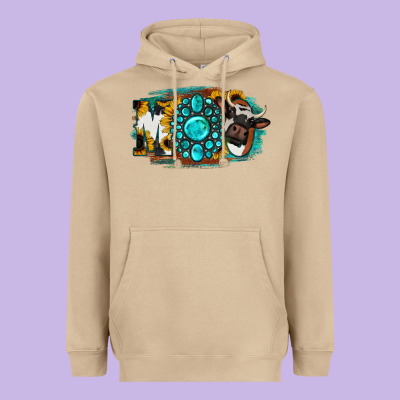 Moo Mothers Heavyweight Hoodie Designed By Jasminsmagicworld