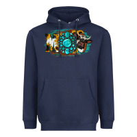 Navy Moo Mothers Heavyweight Hoodie - Jasminsmagicworld