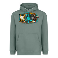 Sage Moo Mothers Heavyweight Hoodie - Jasminsmagicworld
