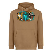 Toasted Coconut Moo Mothers Heavyweight Hoodie - Jasminsmagicworld