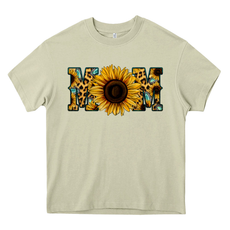 Sunflower Leopard Mom Heavy Core Tee by Jasminsmagicworld | Teevron