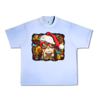 Grape Ice Christmas Cow Urban Heavy Tee - LillyAllenDesigns