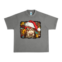 Tornado Christmas Cow Urban Heavy Tee - LillyAllenDesigns